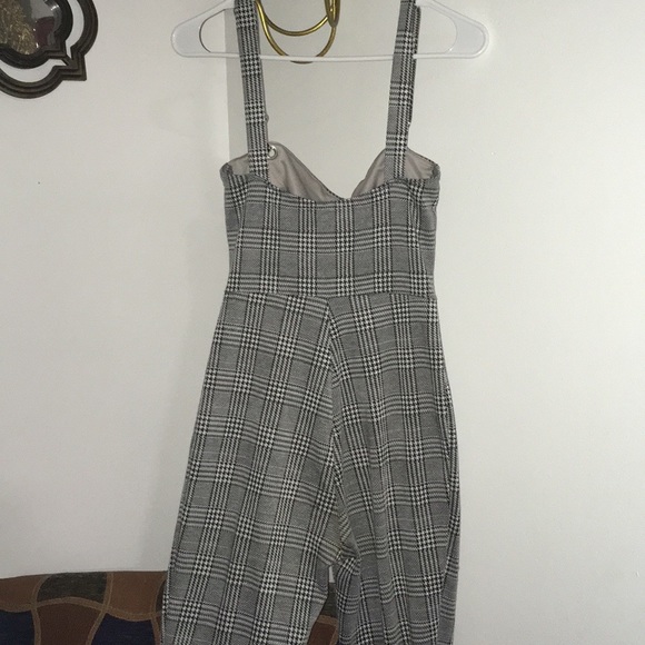 Plaid jumpsuit - Picture 2 of 3